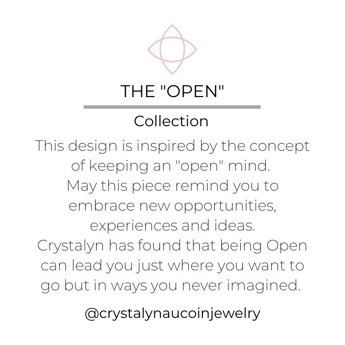 "Open" Elongated Hexagon Earrings