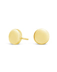 Round "Solid" Stud Earrings