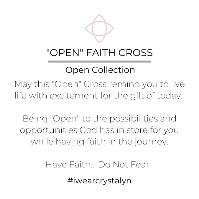 "Open" Faith Cross