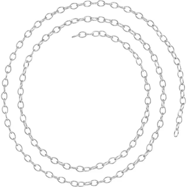 Connection: &quot;Mimi&quot; Sterling Silver Cable Chain
