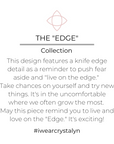 "Edge" Heart Necklace
