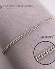 Connection: "Lauren"  Sterling Silver Curb Chain