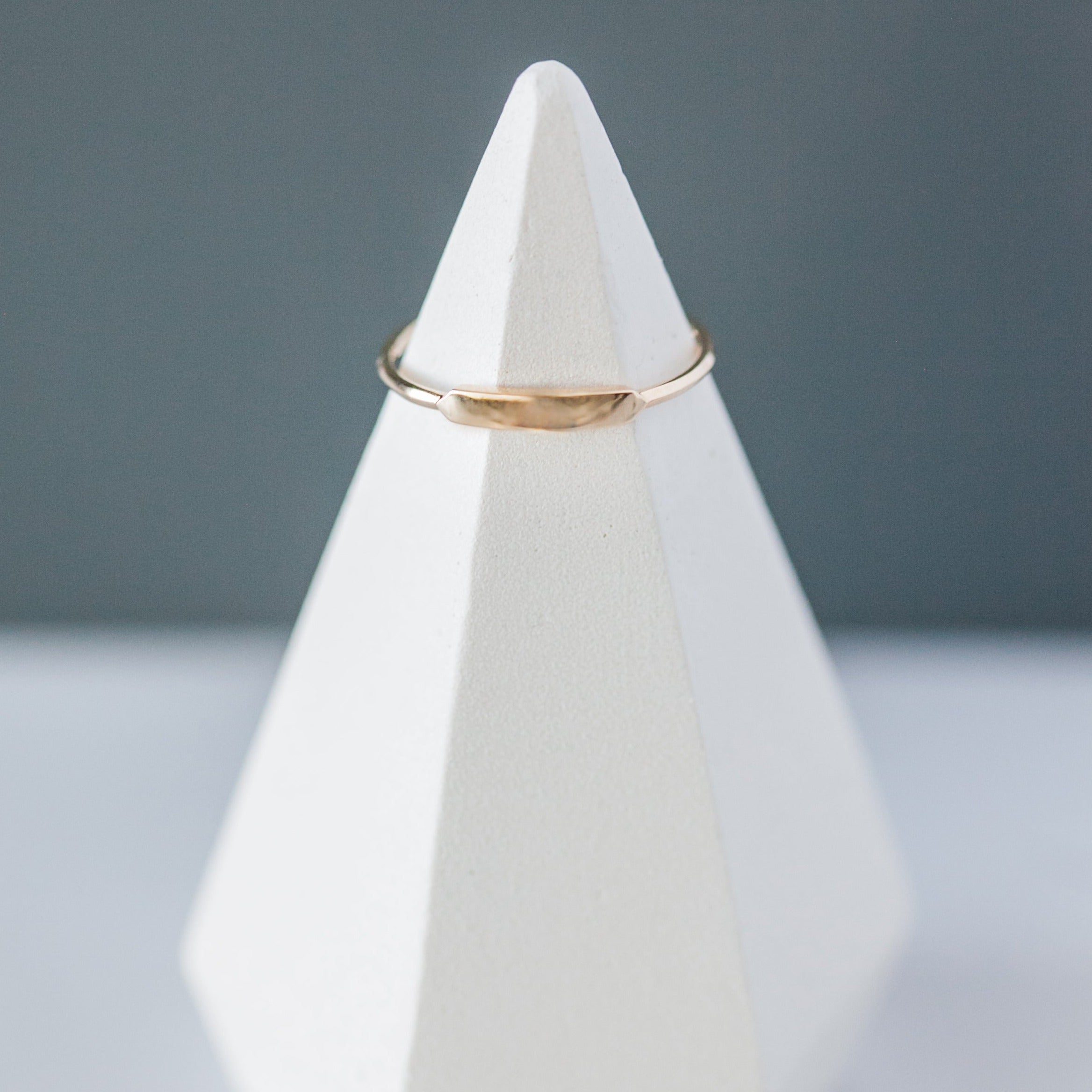 Stackable &quot;ID&quot; Ring